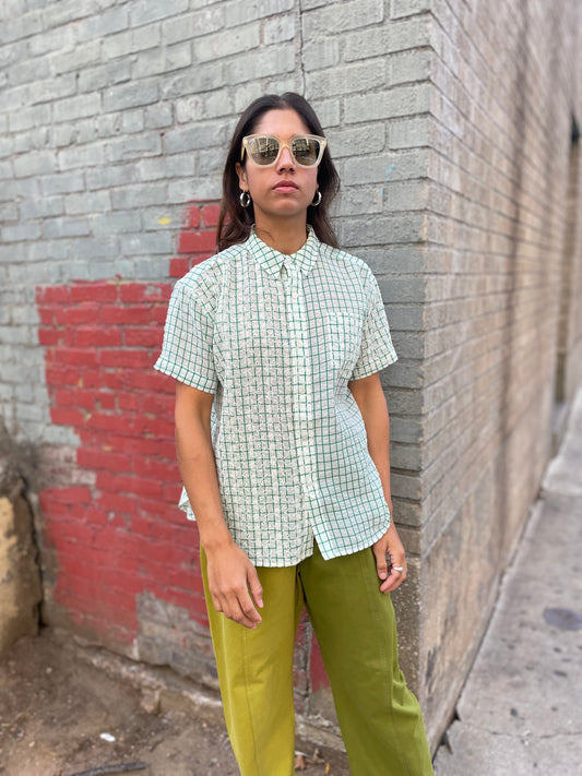 RENÉE CHECK SHIRT sprout