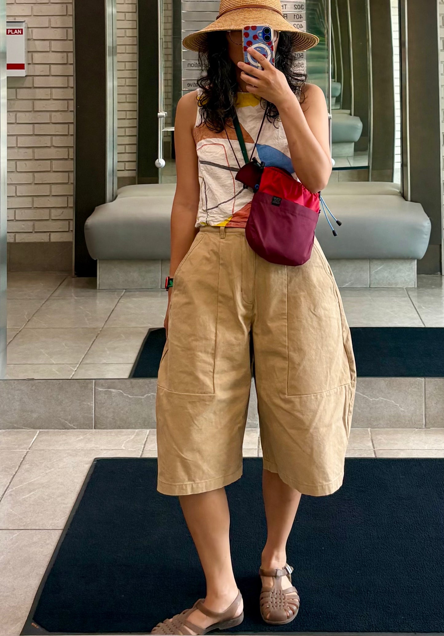 DAUPHINE UTILITY SHORTS khaki