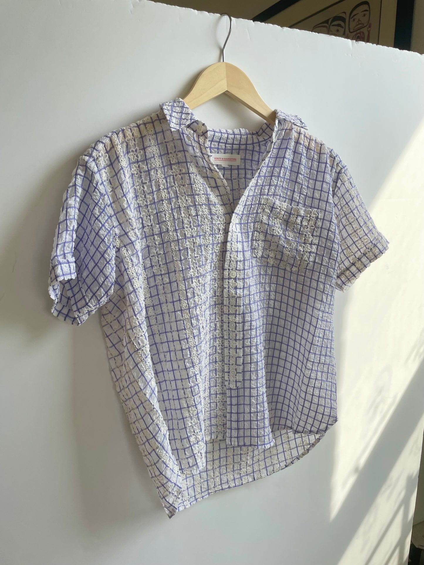 RENÉE CHECK SHIRT Jacaranda