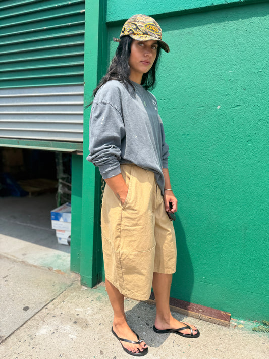 DAUPHINE UTILITY SHORTS khaki