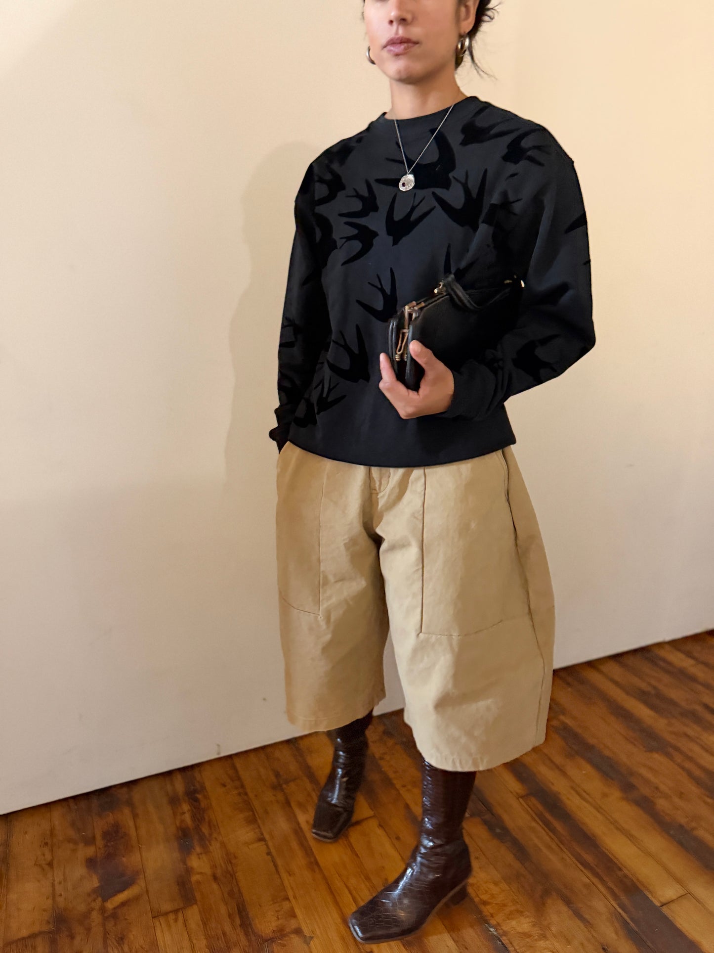 DAUPHINE UTILITY SHORTS khaki