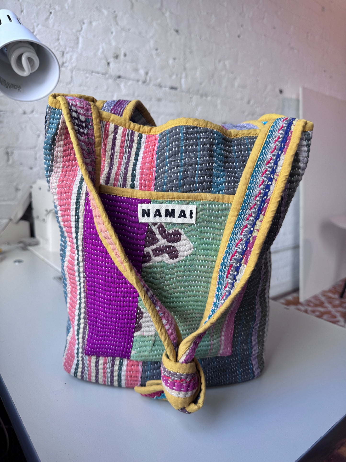 The Xoti II Quilted Kantha Bag