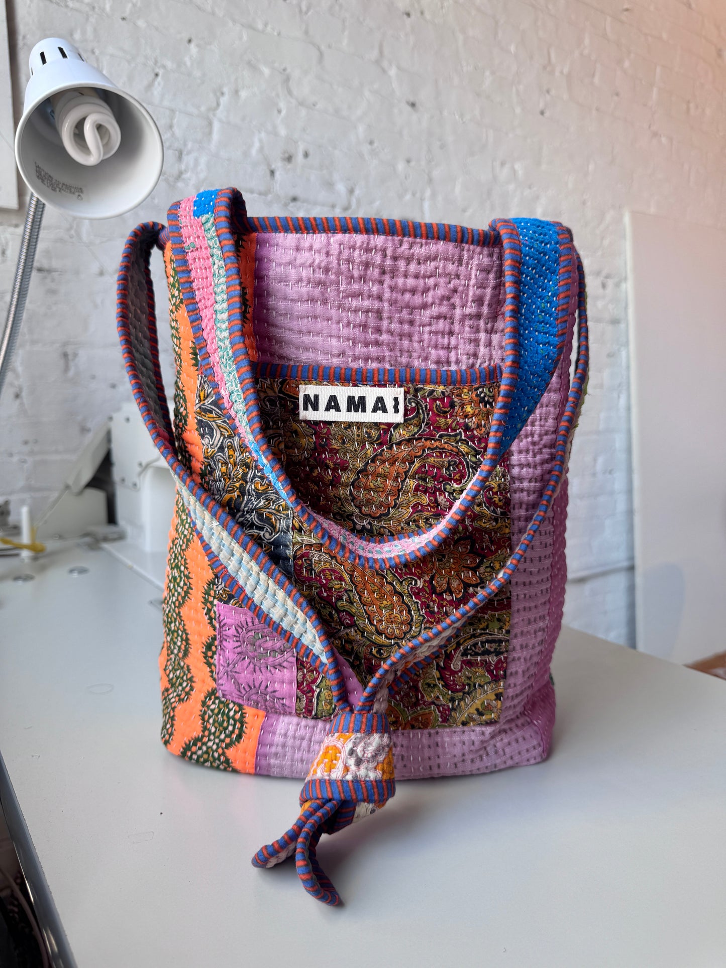 The Xoti II Quilted Kantha Bag
