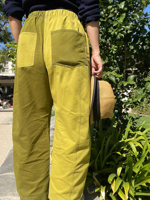 JANUS II PANT colorblock lime