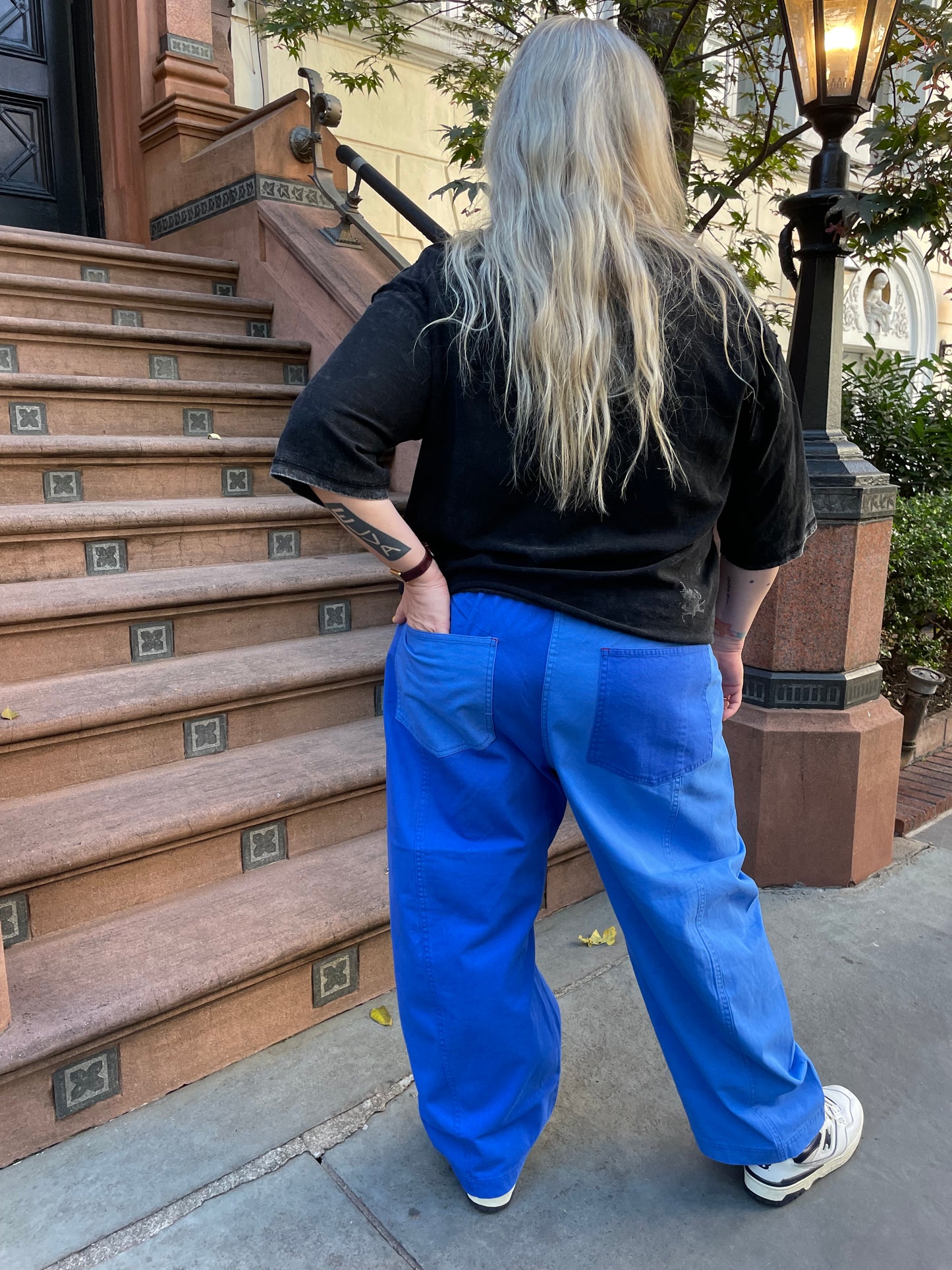 JANUS II PANT colorblock blue