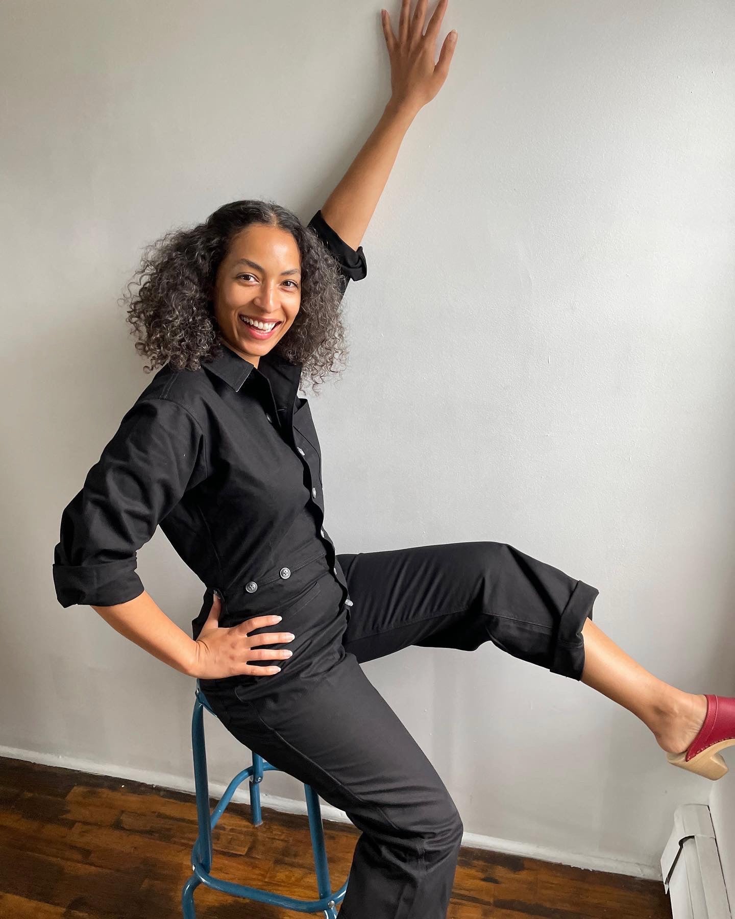 SUZE JUMPSUIT black
