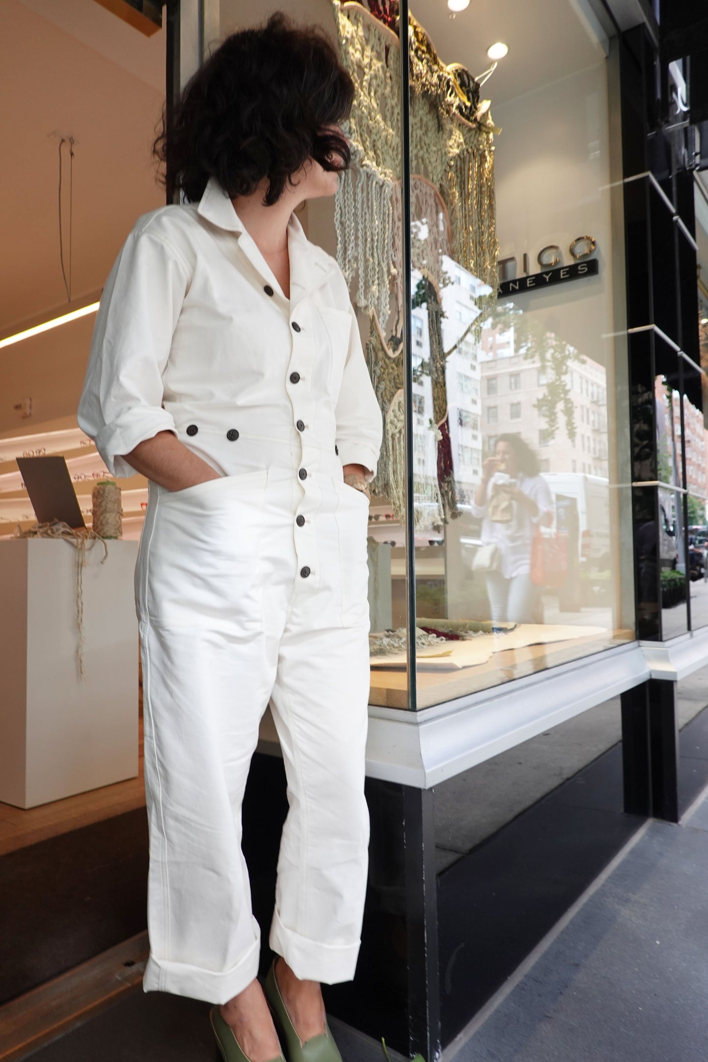 SUZE JUMPSUIT gesso
