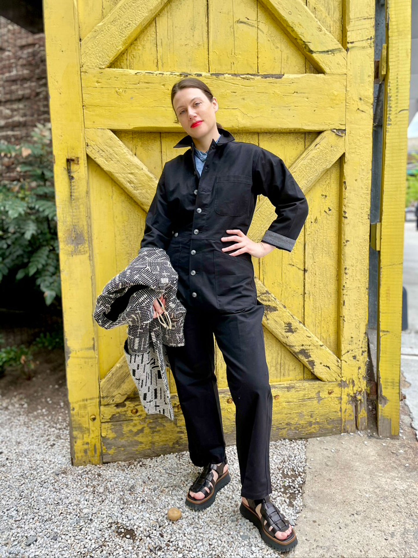 SUZE JUMPSUIT black