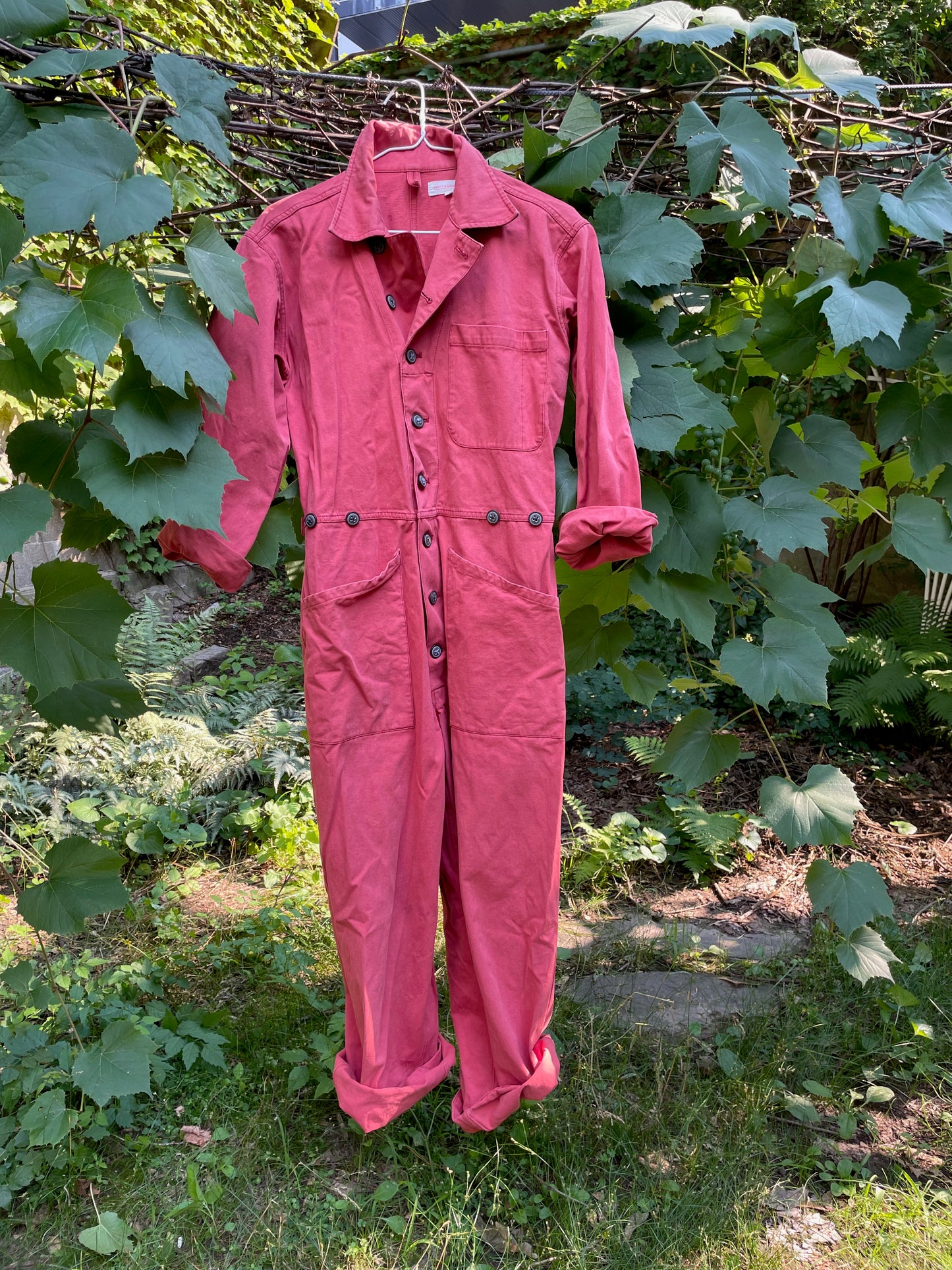 SUZE JUMPSUIT sunfade red