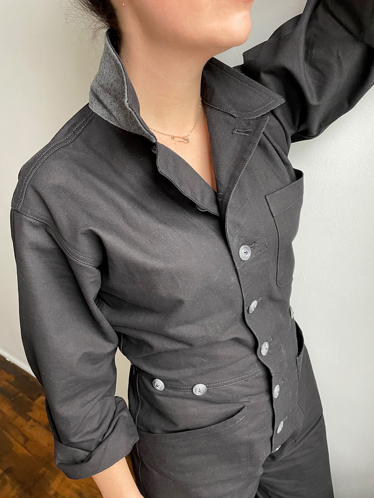 SUZE JUMPSUIT black