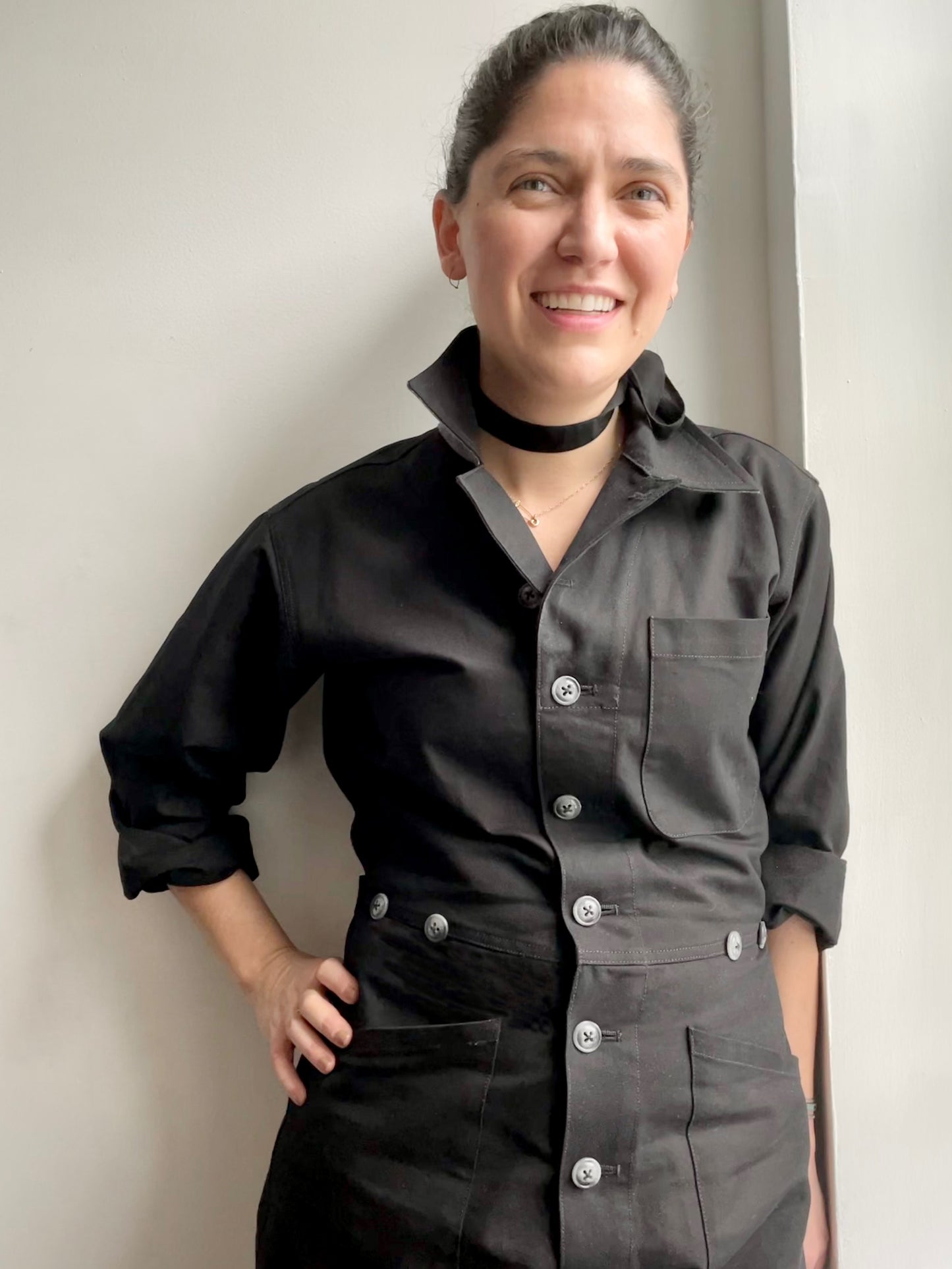 SUZE JUMPSUIT black