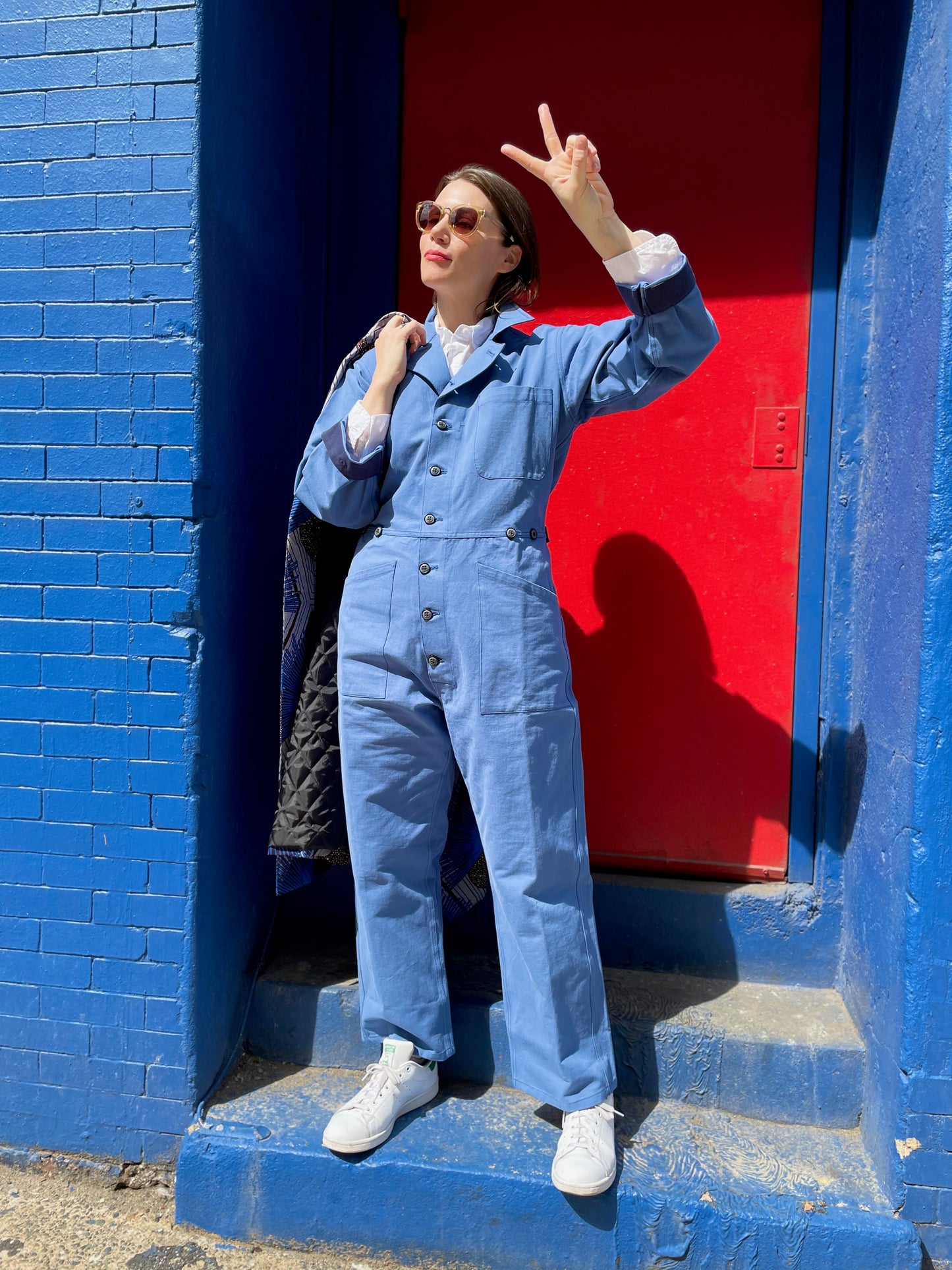 SUZE JUMPSUIT kind of blue