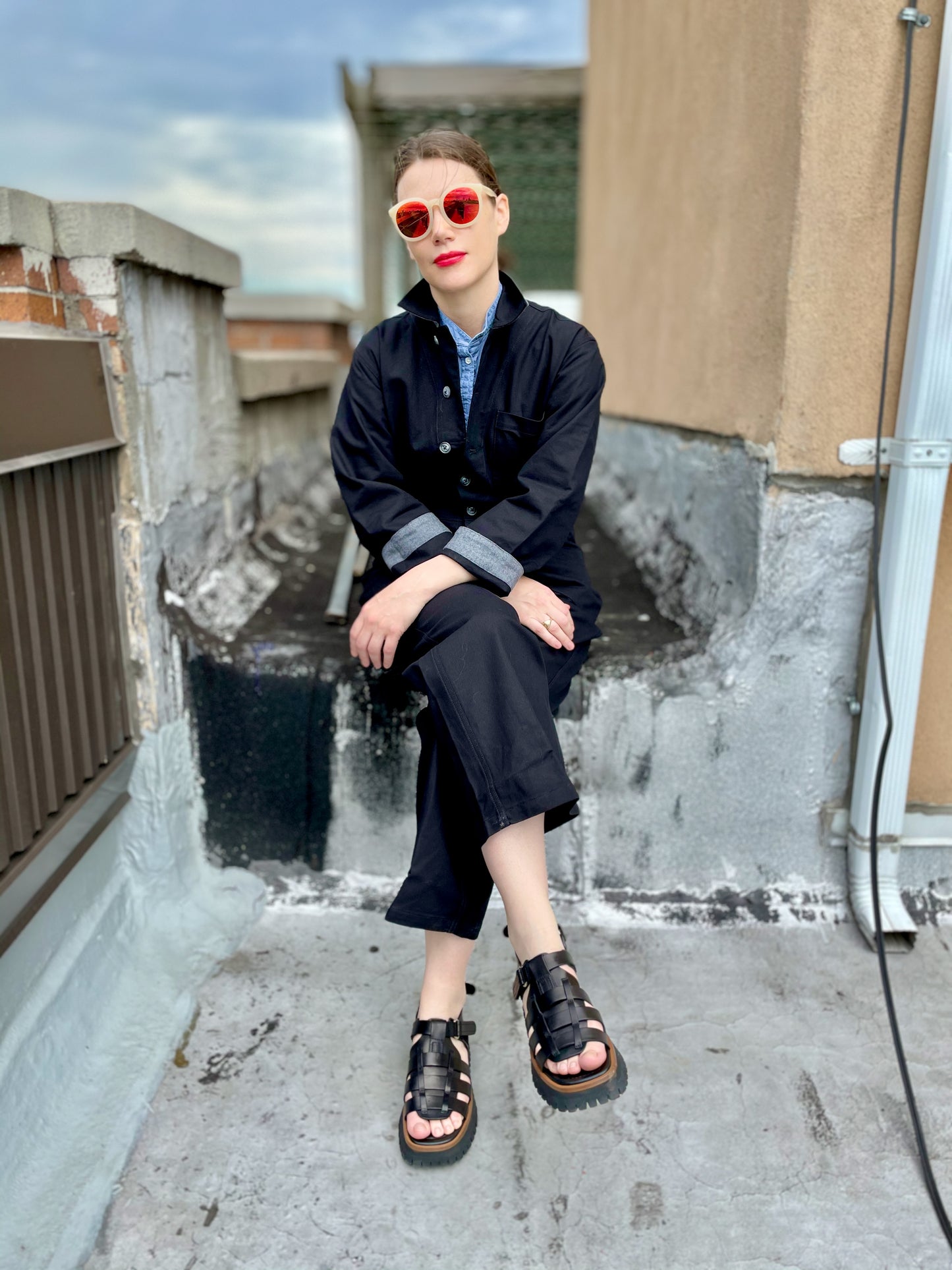 SUZE JUMPSUIT black