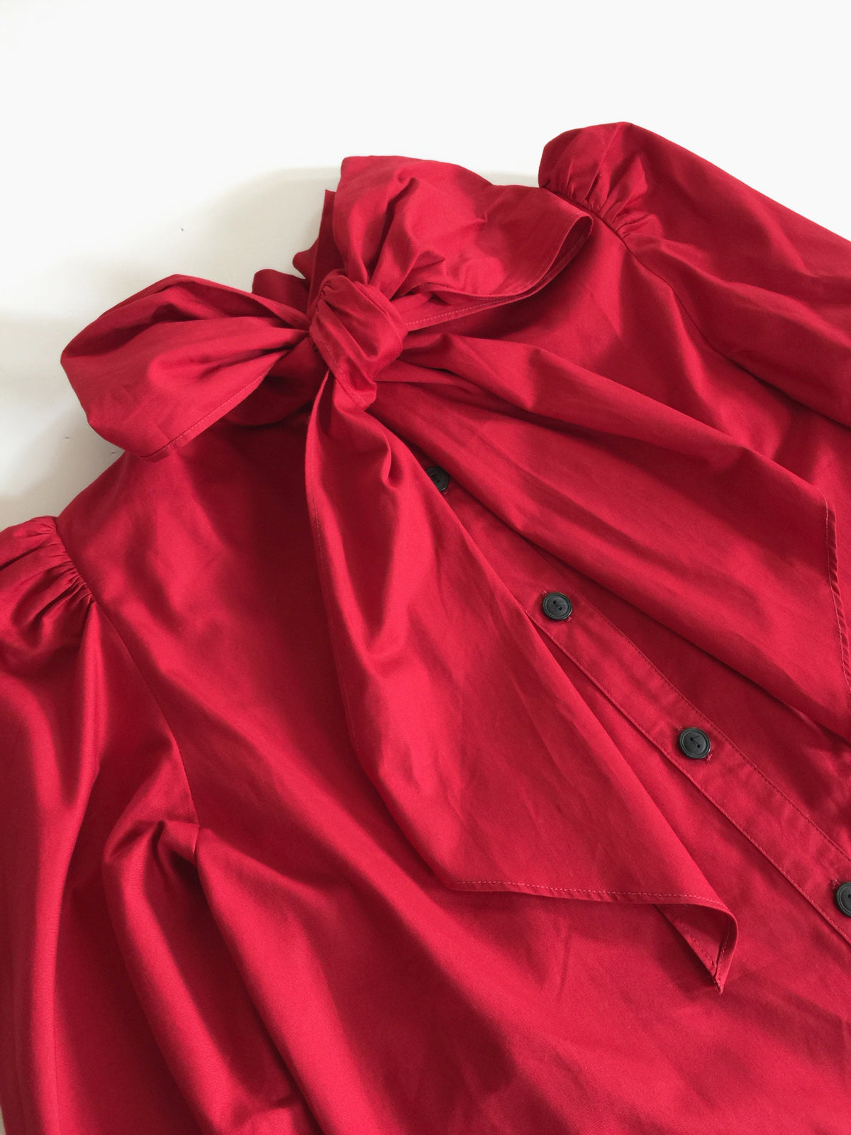 CHELSEA REVERSIBLE BOW TOP crimson