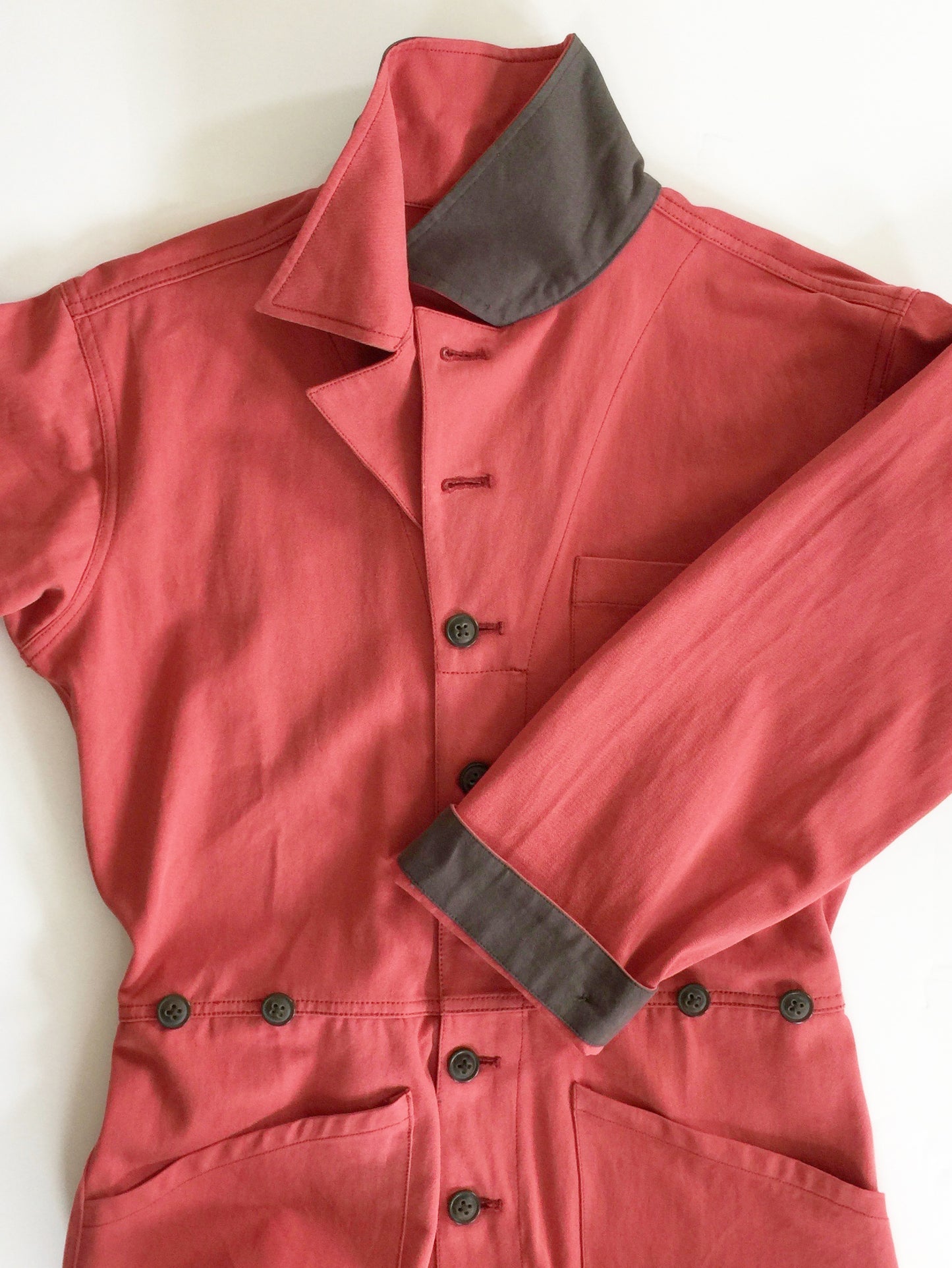 SUZE JUMPSUIT sunfade red