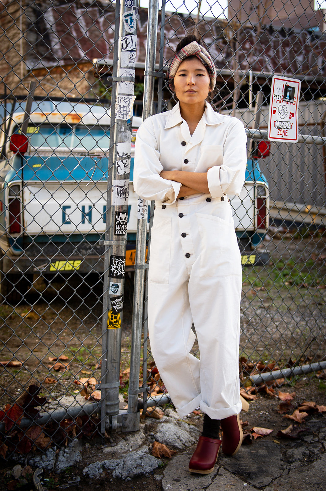 SUZE JUMPSUIT gesso