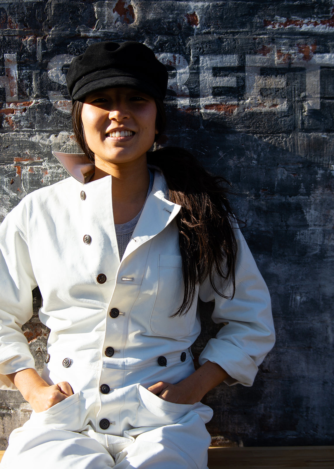 SUZE JUMPSUIT gesso